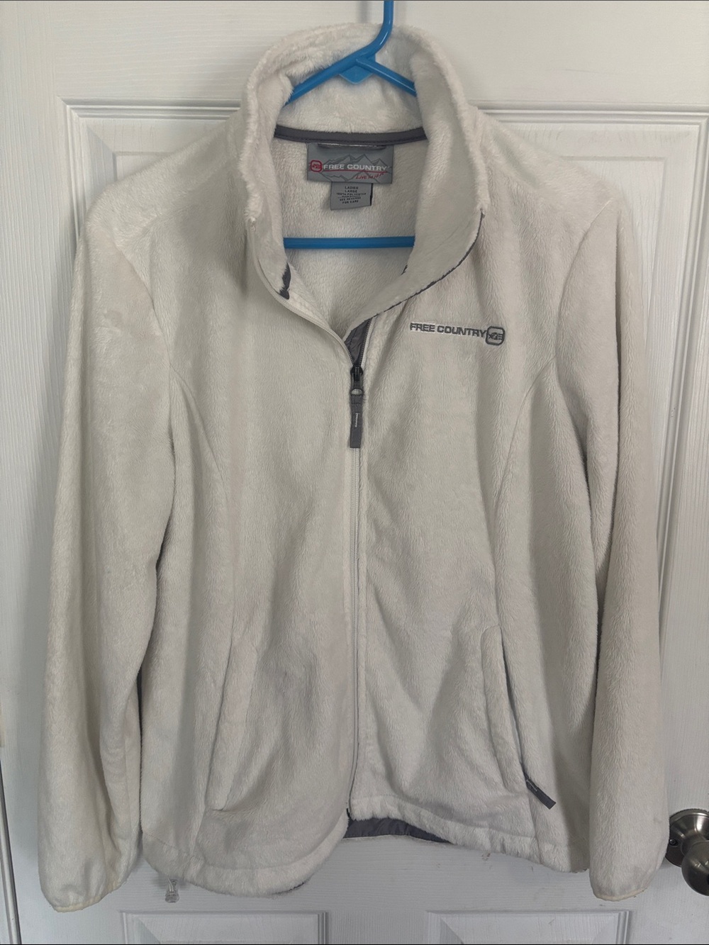 Free Country Cream Fleece Teddy Full-Zip Jacket